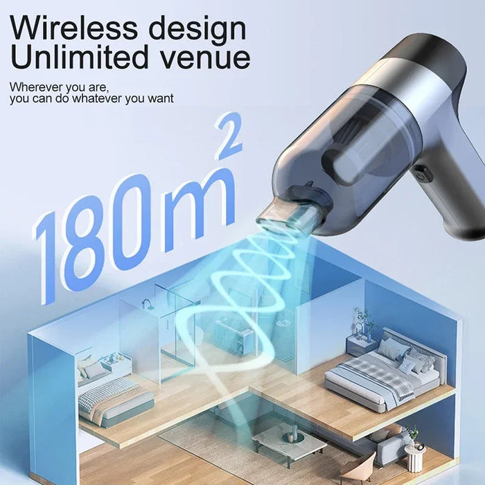 Xiaomi New 1250000PA Wireless Vacuum Cleaner 4 in1 Hand held Portable Cleaners for Home Appliance Powerful Clean Machine Car