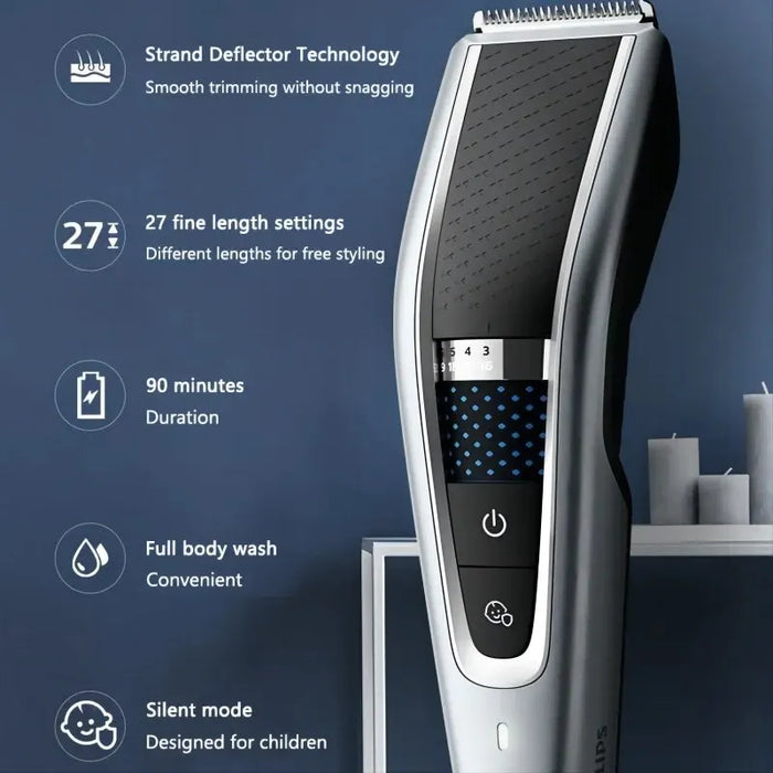 Philips HC5690 Electric Hair Cutter Head Washable Household Electric Hair Clippers 27-speed Adjustable