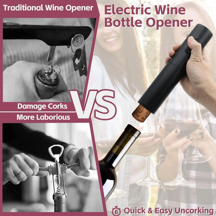 Automatic Bottle Opener for Red Wine Foil Cutter Battery Operated Electric Red Wine Openers Jar Opener Kitchen Gadgets