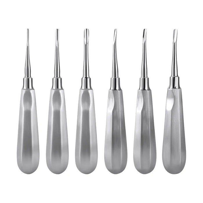 1pcs Azdent Dental Elevator Stainless Steel Tooth Dentist Tools Kit Straight Curved Root Elevator Dentistry Tools Lab Instrument