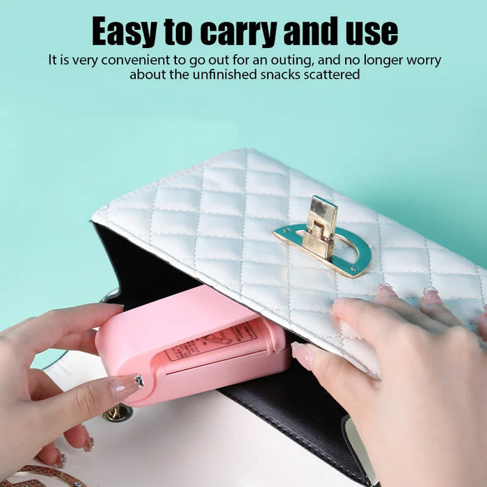 Portable Vacuum Food Sealers Plastic Package Storage Bag Clip Sealing Machine Food Bag Closure Package Sealer Bags Kitchen Tool