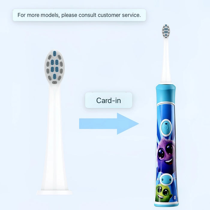 Kids Replacement Electric Toothbrush Heads for Philips Kids HX6042 HX6032 HX6311 HX6312 HX6322 HX6321 HX6320 HX6340 ,4/8/16pcs