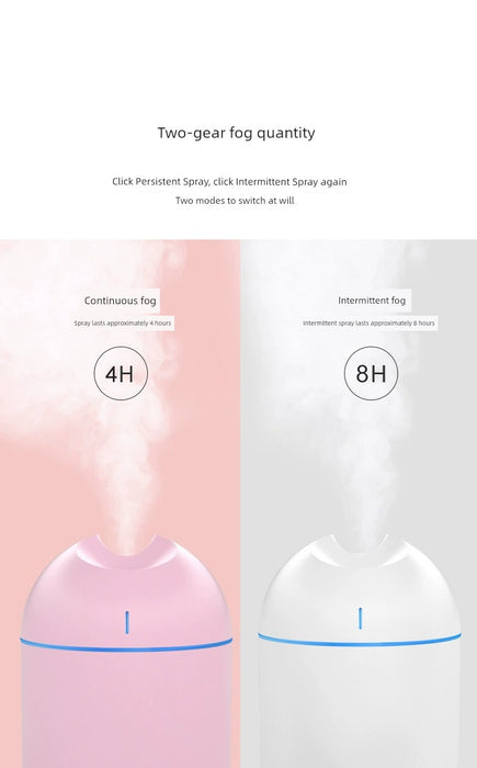 Fat Small Air Humidifier Mute USB Aroma Diffuser Household Bedroom Portable Good-looking Large Spray Humidifier