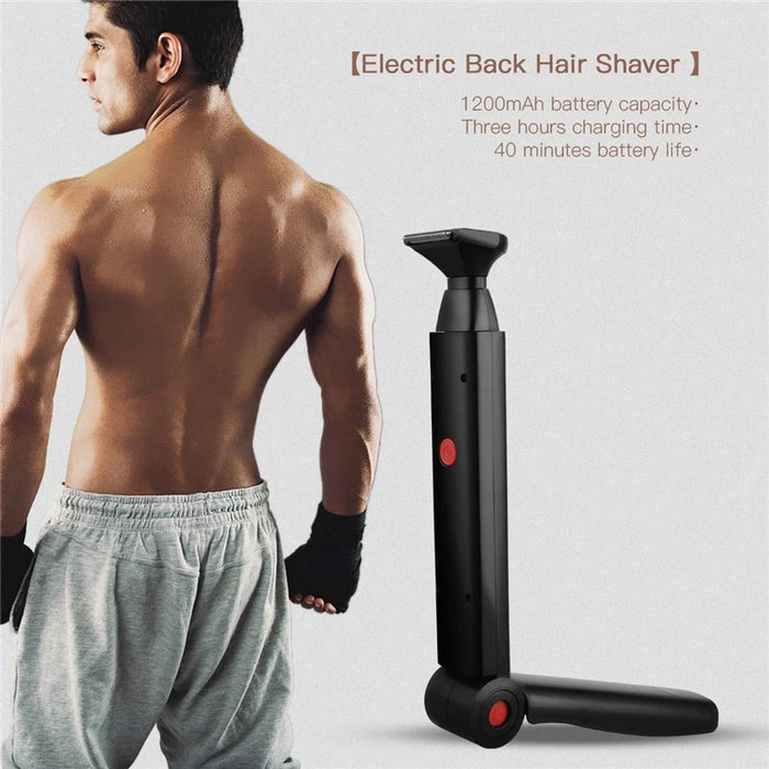 Hair Removal Foldable High quality Painlessly Function Black Back Hair Shaver