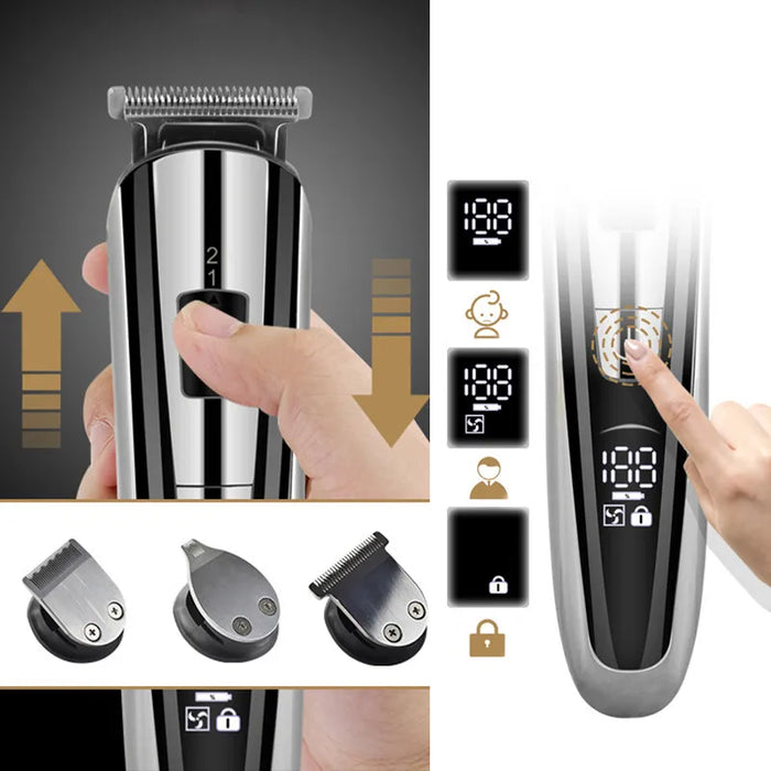 Electric Hair Clipper beauty kit 5in1 Hair trimmer Multifunction Beard trimmer for Men's electric shaver Clipper professional