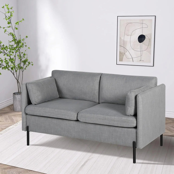 Living Room Sectional Sofa Set, Modern Couches for Living Room, Soft Linen Couch,  Home Furniture