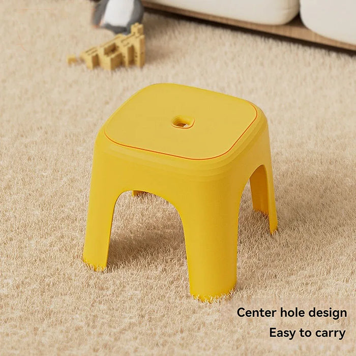 Plastic Small Stool, Household Bench, Square Stool, Coffee Table Stool, Bathroom Anti Slip CHILDREN'S Foot Changing Stool