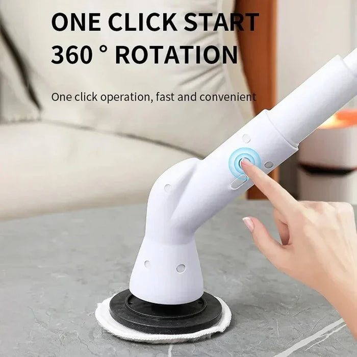 Xiaomi 2000mAh 6-in-1 Electric Cleaning BrushWireless Electric Rotary Clean Brush Shower Cleaning Brush Kitchen Bathroom Home