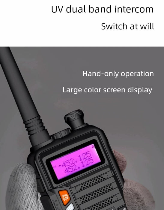 Baofeng Intercom Outdoor Unit Uv5r Handheld 7 Generation Ultimate Self-Driving Travel Outdoor Camping USB Charging Dual Frequency Intercom