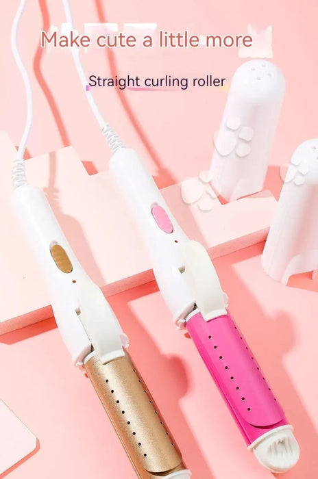 Straight Hair Straightener Hair Curler Household Adult Student Electric Splint Curling Stick Two-in-one Electric Board Clip