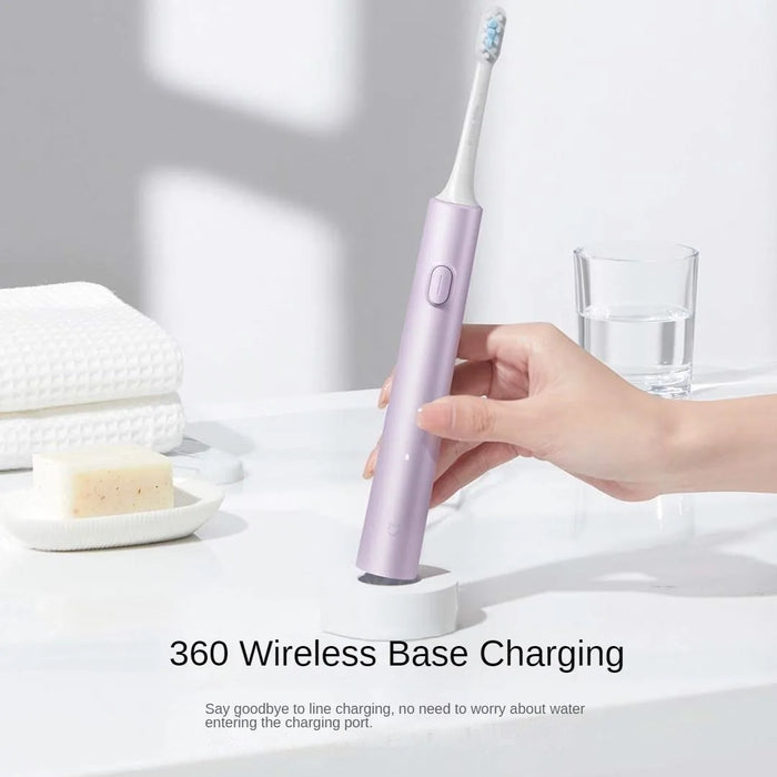 XIAOMI Mijia Sonic Electric Toothbrush T302 With 4 Brush Heads IPX8 Waterproof Wireless Charging 4 Modes Cleaning Tooth Brushes