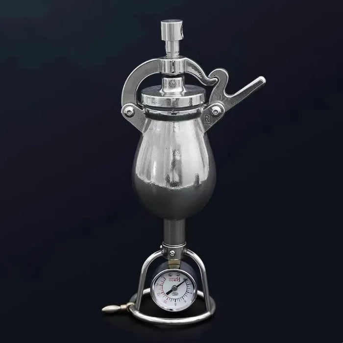 304 Stainless Steel Household Mini Popcorn Machine Explosion Cereal Amplifier Small Household Hand Crank Popcorn Machine