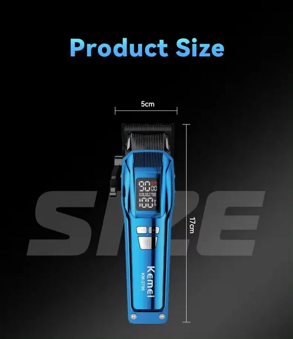 Kemei Hair Clipper Professional 9000 RPM Brushless Motor Haircut Machine Electric Trimmer Adjustable Hair Clippers Men KM-2796