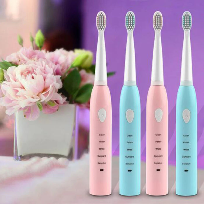 Electric Toothbrush Powerful Ultrasonic Sonic USB Charge Rechargeable Tooth Washable Electronic Whitening Timer Teeth Brush J110