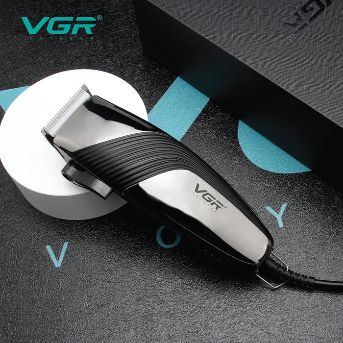 VGR Hair Trimmer Adjustable Hair Cutting Machine Professional Hair Clipper Electric Haircut Machine Wired Trimmer for Men V-121