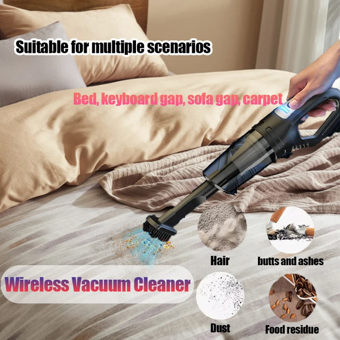 Wireless Car Vacuum Cleaner Cordless Handheld Auto Portabale Vacuum High-power Vacuum Cleaner For Home Office Car ﻿