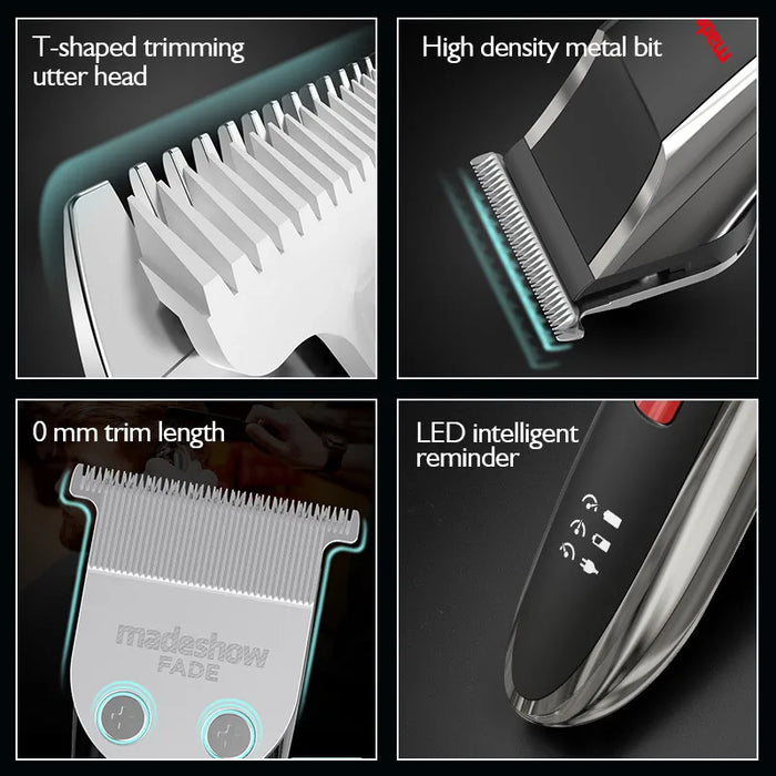 Professional Hair Clippers Madeshow M1 Hair Trimmer for Men Cordless Finishing Hair cutting Machine For Barbers Beard Trimmer