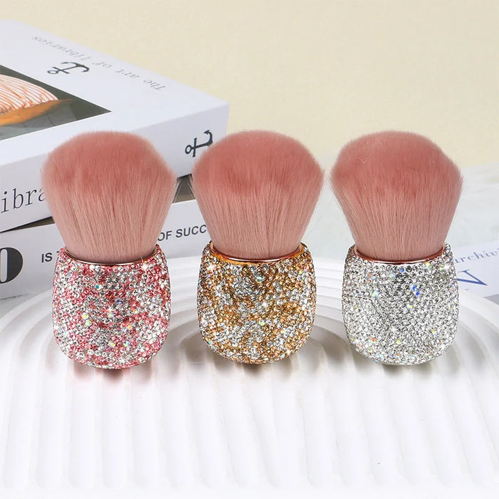 Diamond Handle Makeup Brushes Large Size Loose Powder Brush Blush Brush Mushroom Head Foundation Blush Soft Hair Make Up Brushes