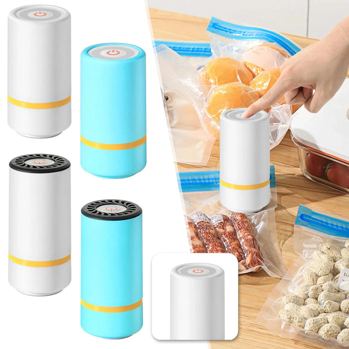 Mini Vacuum Sealer Portable Usb Electric Air Pump Mini Fresh-Keeping Handheld Vacuum Sealing Machine Food Vacuum Machine ﻿