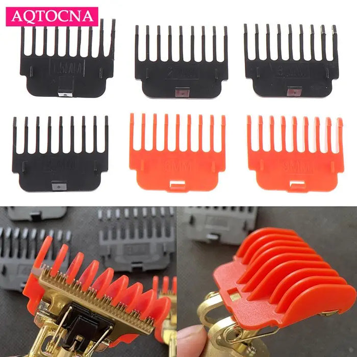 For T9 Hair Clipper Guards Guide Combs Trimmer Cutting Guides Styling Tools Attachment Compatible 1.5mm 2mm 3mm 4mm 6mm 9mm