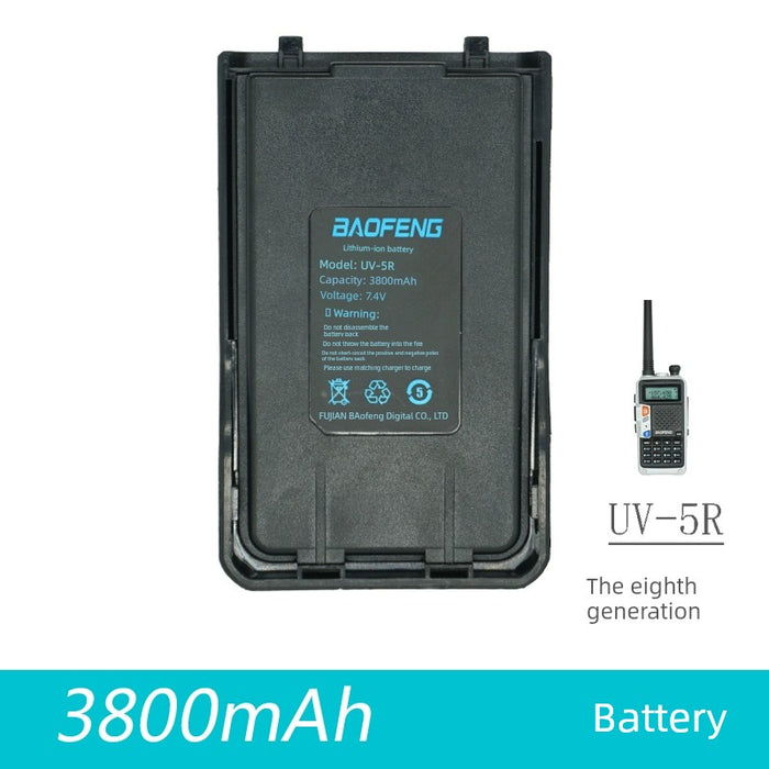 Baofeng Walkie-Talkie Battery UV-5R Direct Charging Version Baofeng Original 6789 Generation Baofeng USB Rechargeable Lithium Battery