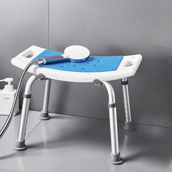 Bathroom bath chair shower stool cushion paste anti-slip warm EVA blue