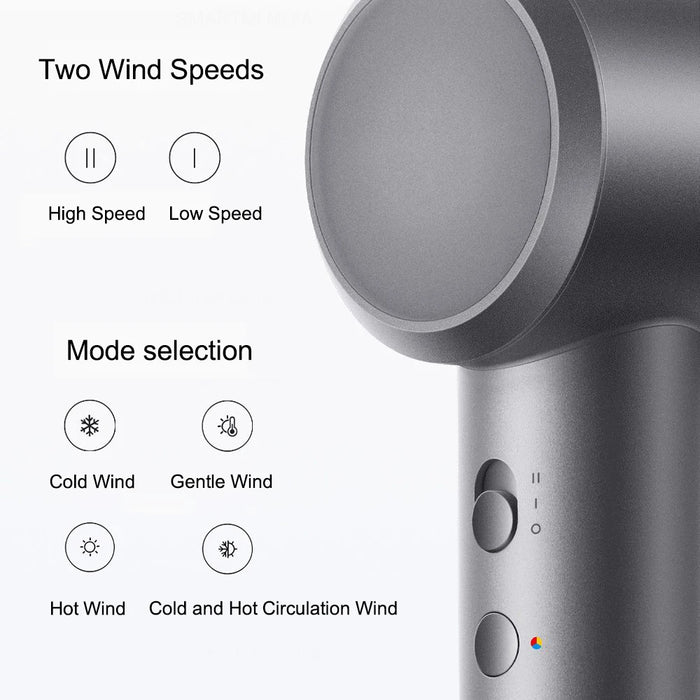 XIAOMI MIJIA H501 dryer High Speed Anion 62m/s Surging Wind Speed Negative Ion Care 110,000 Rpm Professional Dry 220V