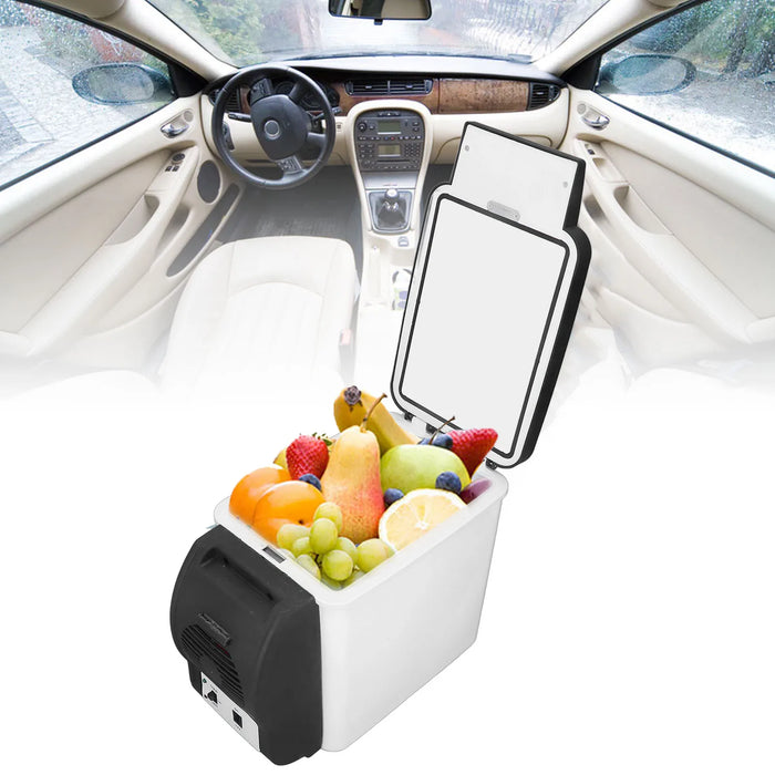 6L 12 Volt Refrigerator Food Grade Low Noise Multifunctional Portable Car Fridge Freezer for Cars