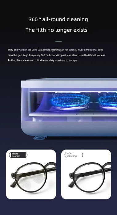 [Domestic Goods Recommend] Xiaomi PICOOC Ultrasonic Glasses Washing Machine For Home Cleaning Appliance Jewelry Washing Machine Tooth Socket