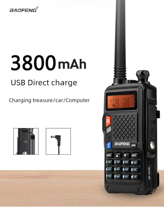 Baofeng Walkie-Talkie Battery UV-5R Direct Charging Version Baofeng Original 6789 Generation Baofeng USB Rechargeable Lithium Battery