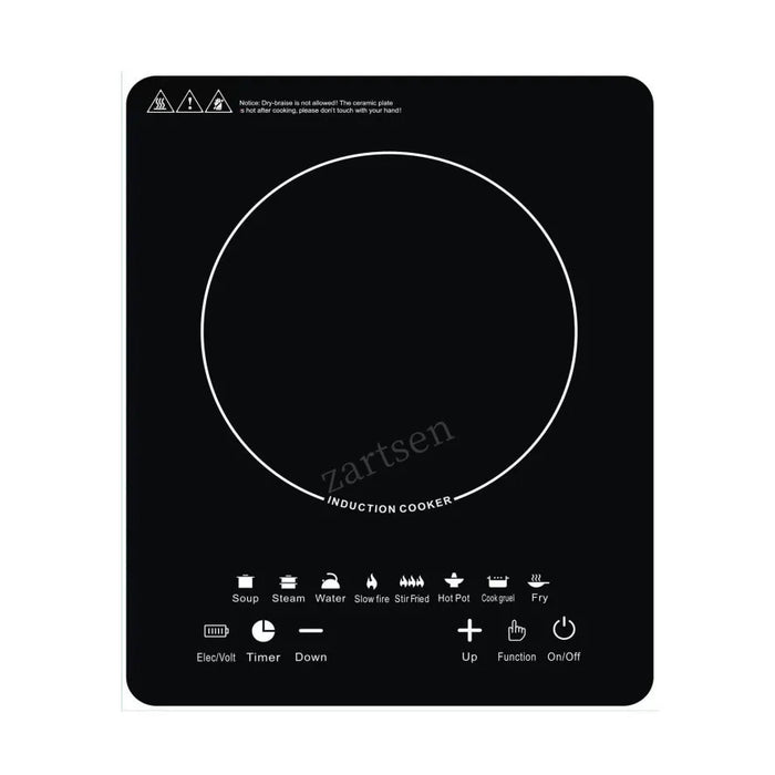 Electric Induction Cooker Waterproof High Power Magnetic Induction Cooker Intelligent Hot Pot Stove Induction Cooktop