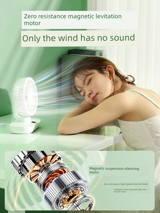 USB Small Fan Mini Rechargeable Portable Electric Fan Super Quiet Office Sound Desktop Student Dormitory 1947