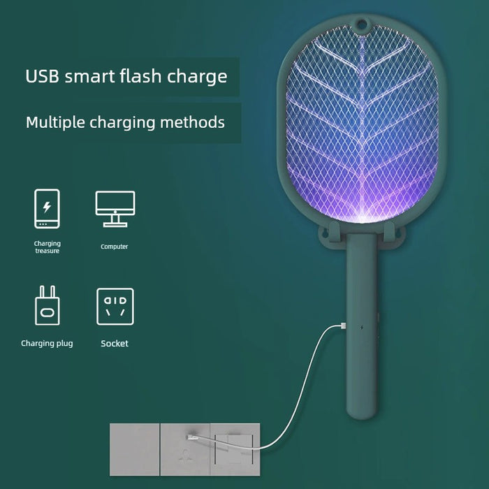 Cheap USB Charging Electric Mosquito Swatter Purple Light Mosquito Trap Mosquito Killer 2-in-1 Electric Mosquito Swatter Household Mosquito Killer