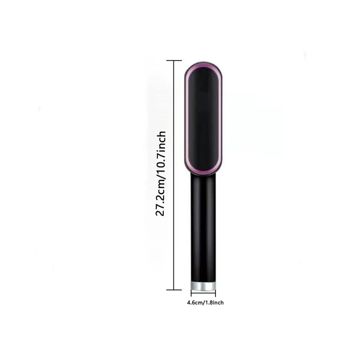 1PC-Hair Straightening Comb, Plug Type, Adjustable Temperature, Anti-scald Design, Improve Frizzy Hair