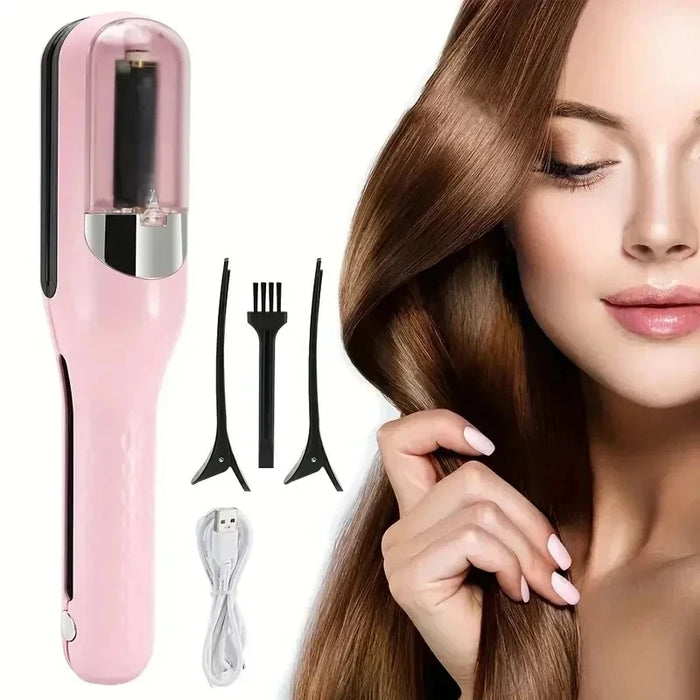 Cordless Hair End Cutting Machine Hair Split Ends Trimmer Automatic Split End Remover Damaged Hair Repair Care Treatment