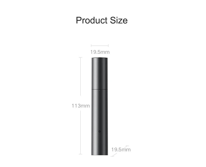 2024 NEW XIAOMI Mijia Electric Nose Hair Trimmer Portable Nose Ears Hair Eyebrow Trimmer  for Men Rechargeable Painless Clipper