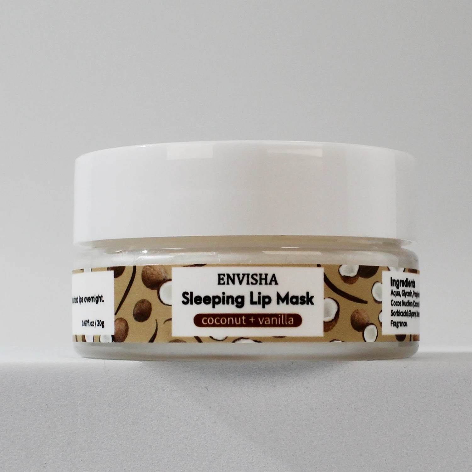 ENVISHA Mango Lip Sleep Mask Night Sleeping Maintenance Moisturizing Fade Lip Lines Nourishing Lip Balm Skin Care Beauty Health