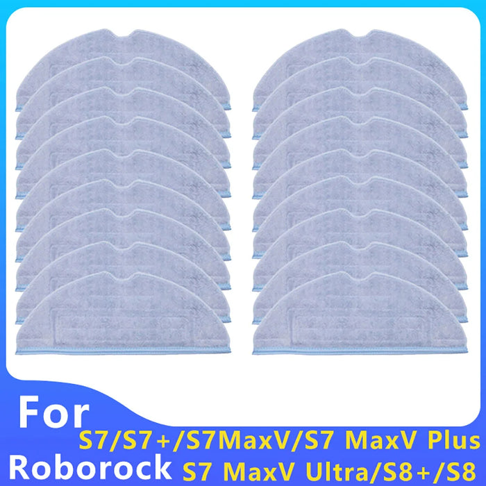 Mop Cloth For Roborock S7 MaxV Plus/S7/S70/S75/S7Max/S7MaxV/T7s/T7s+/S8+/S8/S7 MaxV Ultra Vacuum Cleane Accessories Mop Pads 