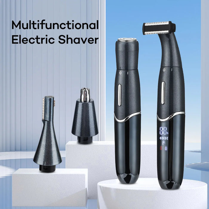 Intimate Areas Haircut Precision Shaver Men Bikini Line Sensitive Razor Balls Eggs Pubic Hair Shaving Trimmer Face Beard Clipper