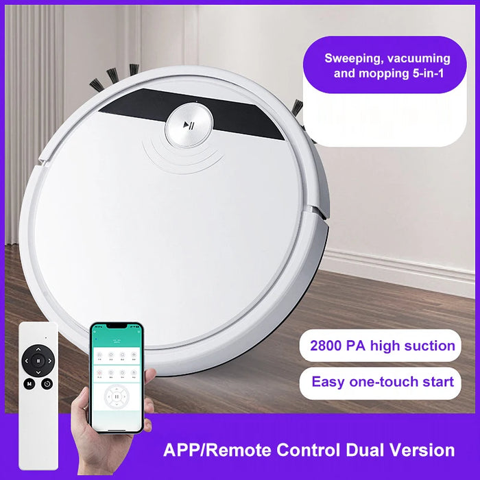 2024 New 3-in-1 Robot Vacuum Cleaner Sweep and Wet Mopping Floors&Carpet Run Remote Control&APP Sweeping Floor Robot Machine