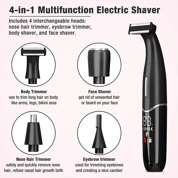 Intimate Areas Haircut Precision Shaver Men Bikini Line Sensitive Razor Balls Eggs Pubic Hair Shaving Trimmer Face Beard Clipper