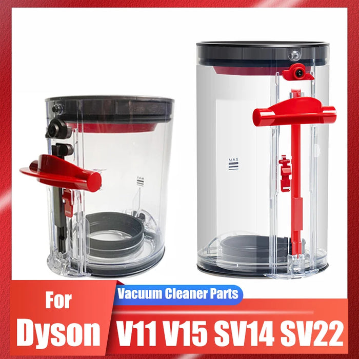 Upgraded Dust bin for Dyson V11 V15 SV14 SV22 Vacuum Cleaner,Small and Large Canister For Vacuum Cleaner of Different regions