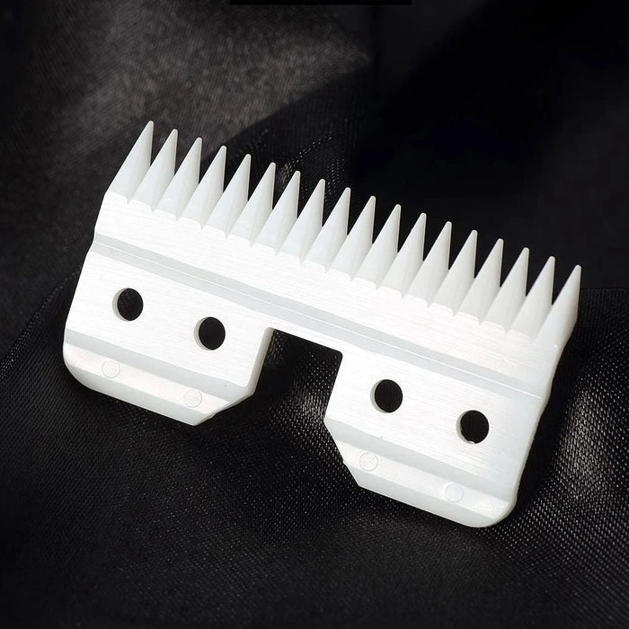 18 Teeth Replacement Ceramic Blades For Oster Fast Feed A5 ,Wahl km Pet Dog Clippers and  most Oster and Andis detachable-style