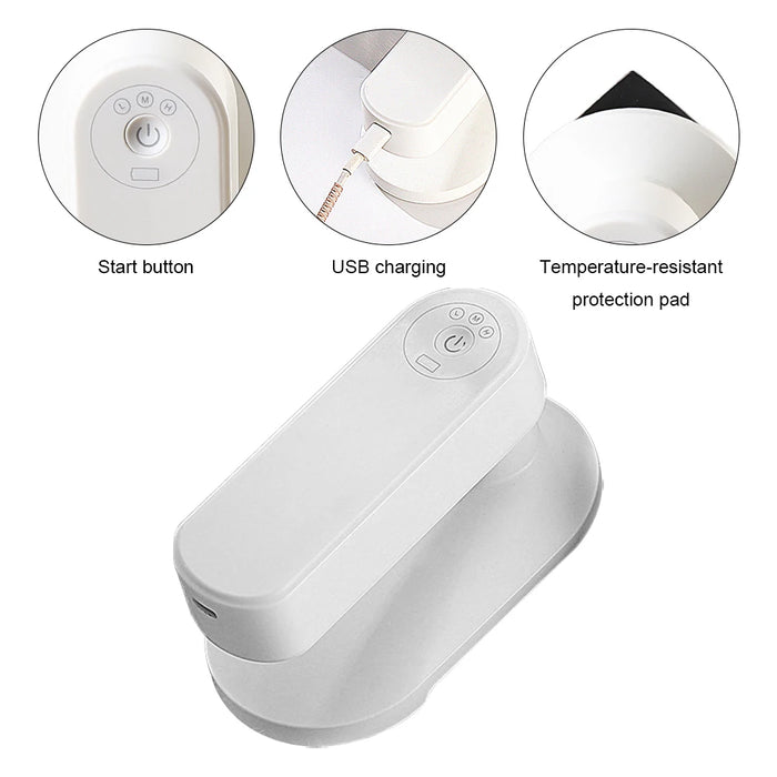 Mini Wireless Handheld Electric Iron Portable USB Rechargeable Garment Steamer 3 Gear Hanging Ironing Machine For Travel Home