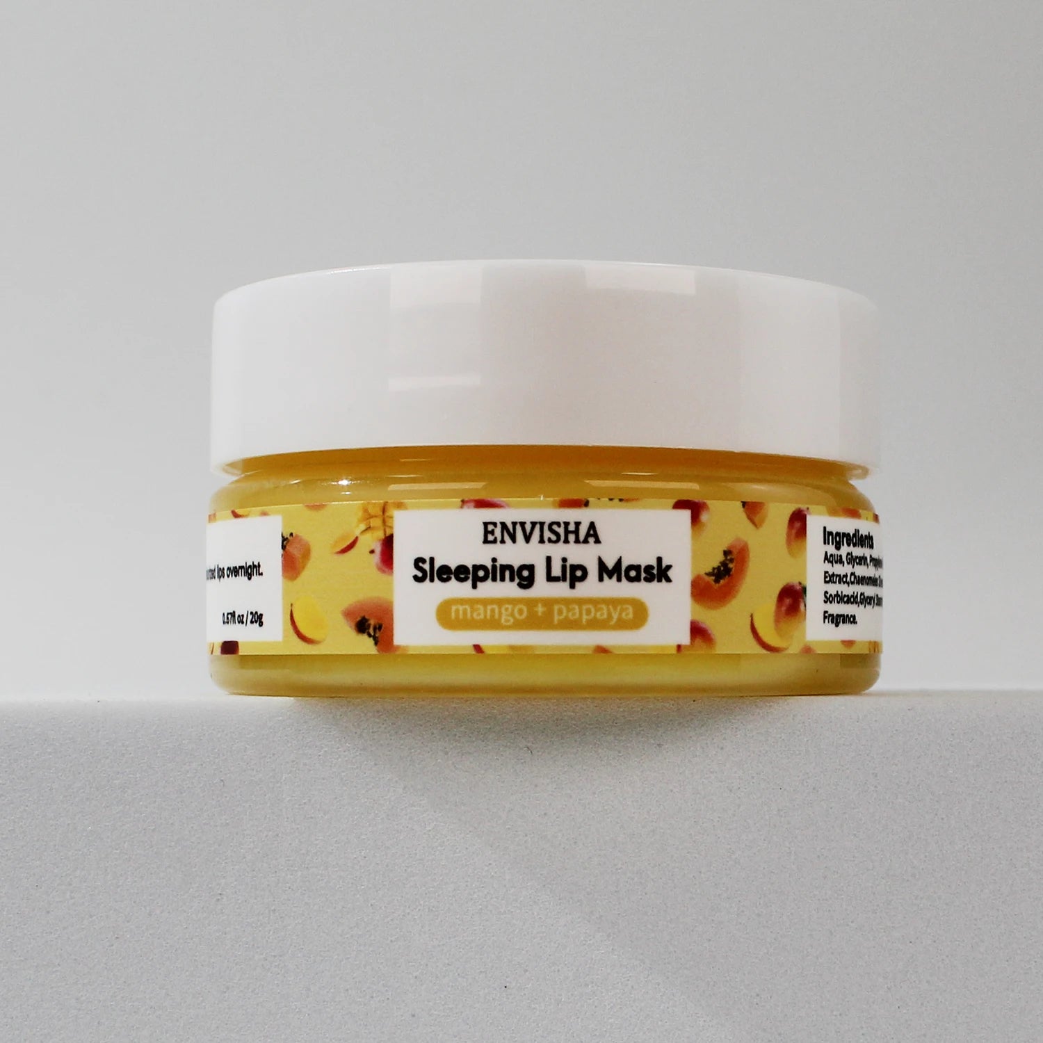ENVISHA Mango Lip Sleep Mask Night Sleeping Maintenance Moisturizing Fade Lip Lines Nourishing Lip Balm Skin Care Beauty Health