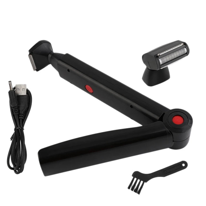 Hair Removal Foldable High quality Painlessly Function Black Back Hair Shaver