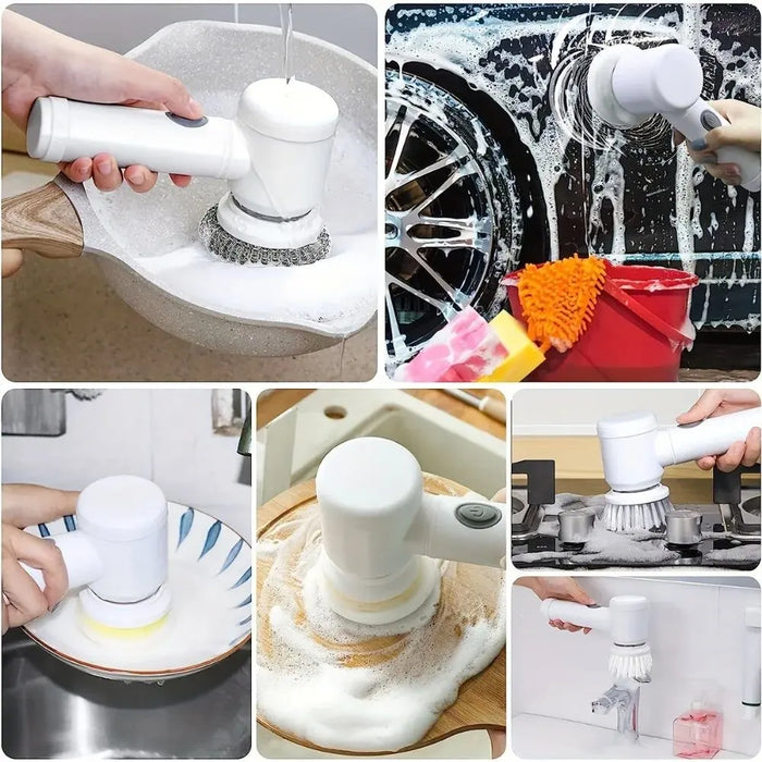 Multi-functional Electric Cleaning Brush for Kitchen and Bathroom Bathroom Cleaning Brush Power Scrubber for Kitchen Bathtub