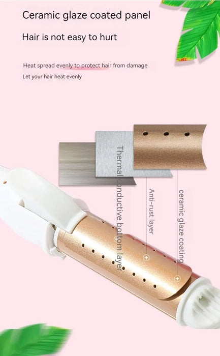 Straight Hair Straightener Hair Curler Household Adult Student Electric Splint Curling Stick Two-in-one Electric Board Clip