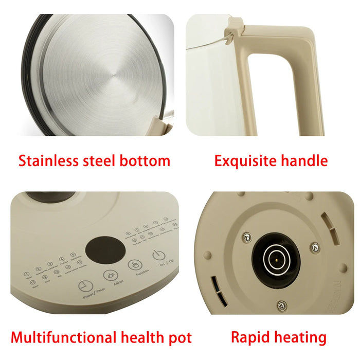 Health Preserving Pot 1.5L Electric Glass Kettle Kitchen Appliances Smart Kettle Automatic Multifunctional Tea Coffee