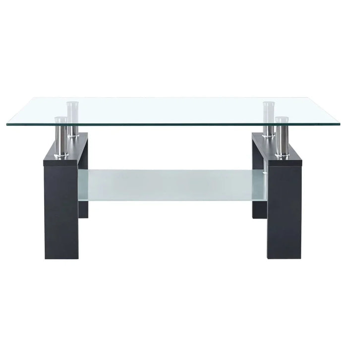 Grey transparent Coffee Table 95x55x40 cm Tempered Glass Nordic Coffee Table for Living Room Table Low side